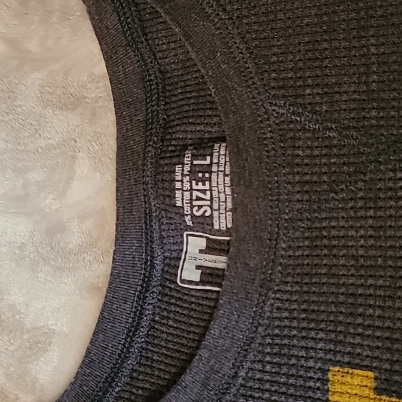 Iowa Hawkeye long sleeve waffle knit top - Picture 2 of 4